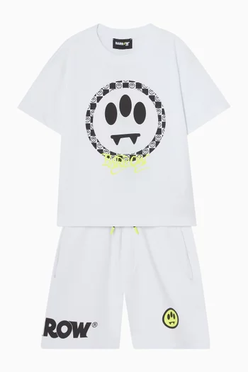 Graphic Logo-print T-shirt in Cotton