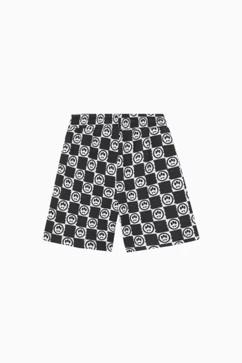Graffiti Sweatshorts in Cotton