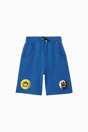 Printed Sweatshorts in Cotton
