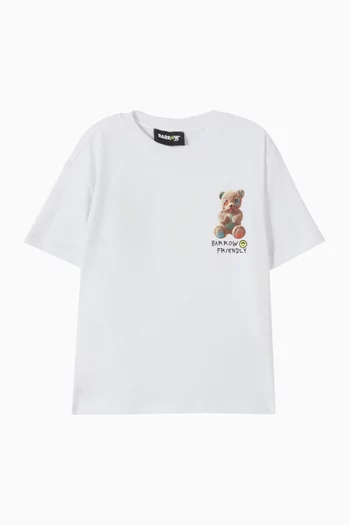 Graphic-print T-shirt in Cotton