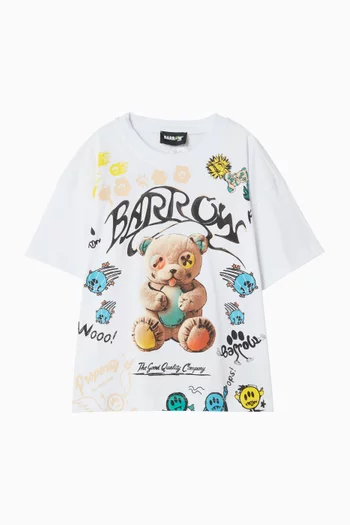 Graphic-print T-shirt in Cotton