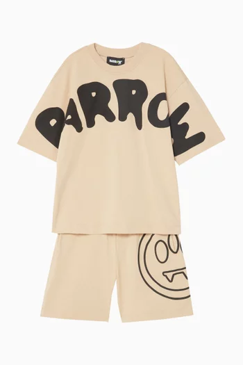 Bear Logo T‑shirt & Shorts Set