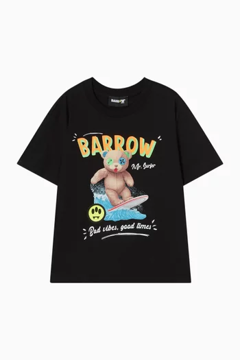 Graphic-print T-shirt in Cotton