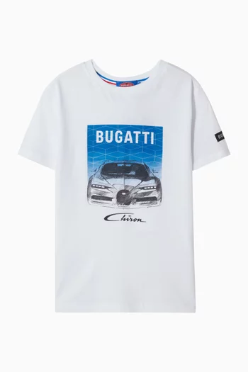 Car-print T-shirt in Cotton