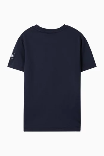 Car-print T-shirt in Cotton