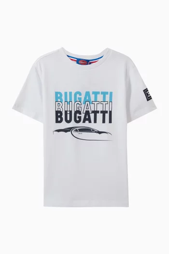 Car-print T-shirt in Cotton