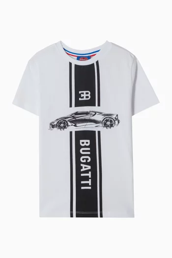 Car-print T-shirt in Cotton