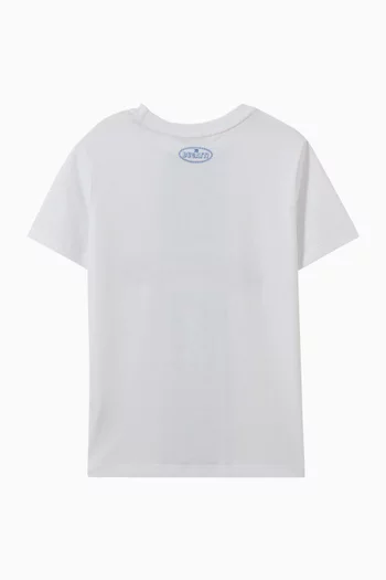 Car-print T-shirt in Cotton