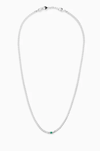 Iyra Agate Chain in Sterling Silver