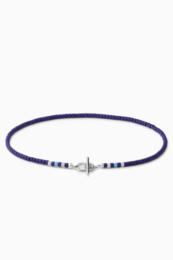 Avi Beaded Bracelet in Sterling Silver