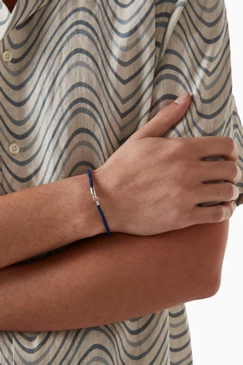 Cruz Rope Bracelet in Leather