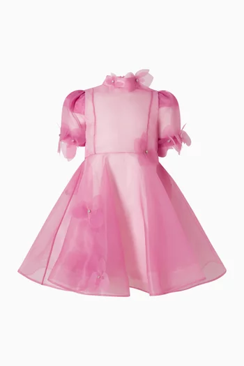 فستان برقع زهور تول