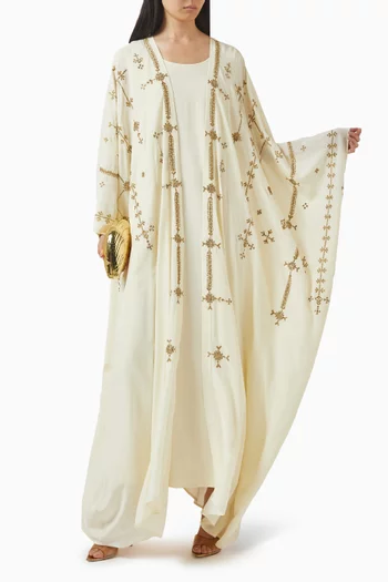 Embroidered Kaftan & Dress Set