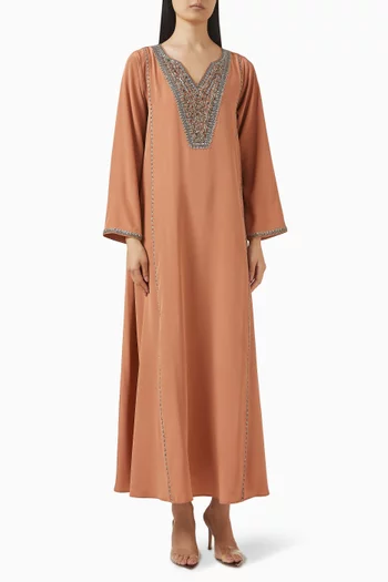 Bead-embellished Kaftan