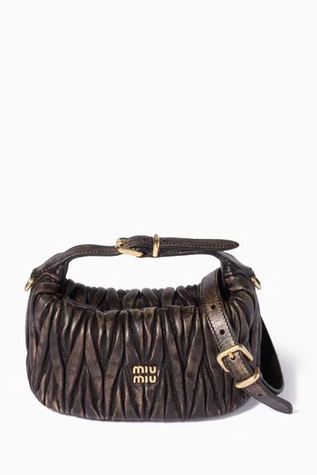 Mini Bag in Matelassé Leather