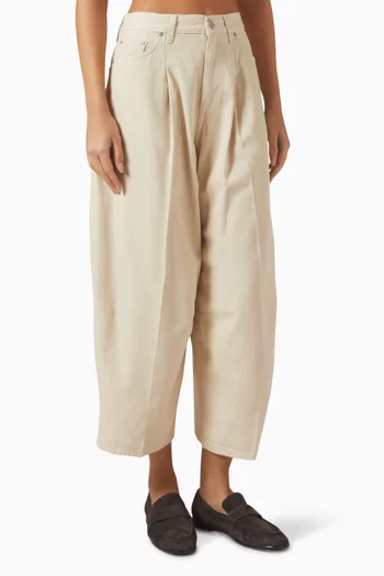 بنطال جينز تواين دينم بقصة ساق أسطوانية