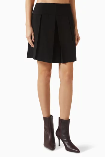 Pleated Mini Skirt