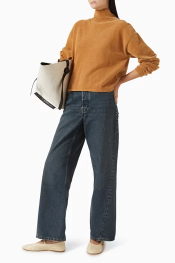 Mockneck Sweater in Chenille