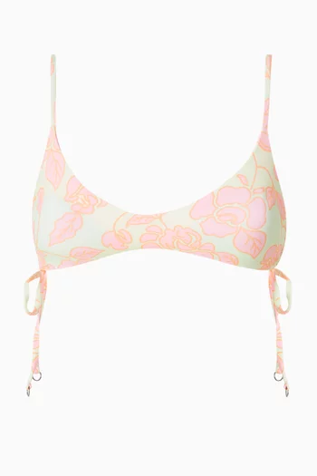 Portico Lace-up Bralette Bikini Top