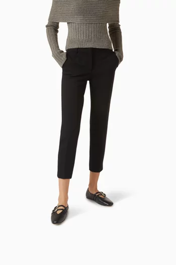 Claudia Ballet Flats in Leather