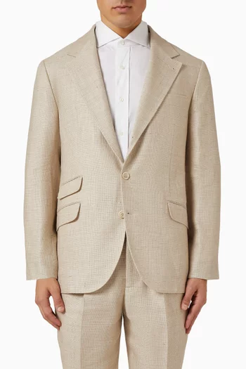 Deconstructed Jacket in Silk-blend