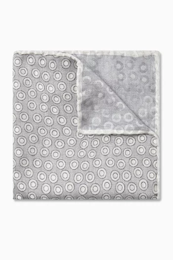 منديل جيب منقط حرير