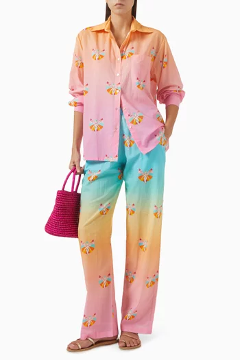 طقم قميص وبنطال أورورا ماجيك قطن