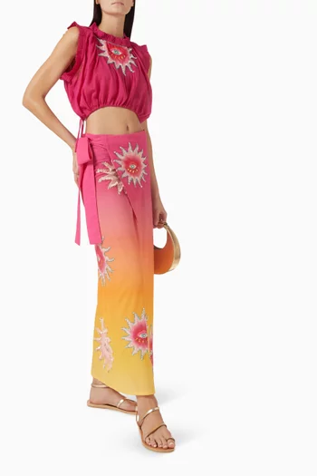 بلوزة سيليستيال قصيرة قطن