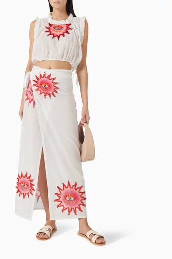 Celestial Crop Top in Cotton