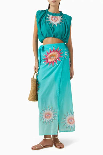 باريو اوشن ميراج بنمط تنورة قطن