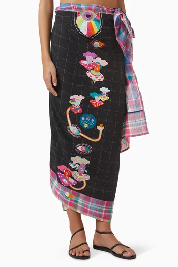 باريو مشروم مانيا بنمط تنورة قطن