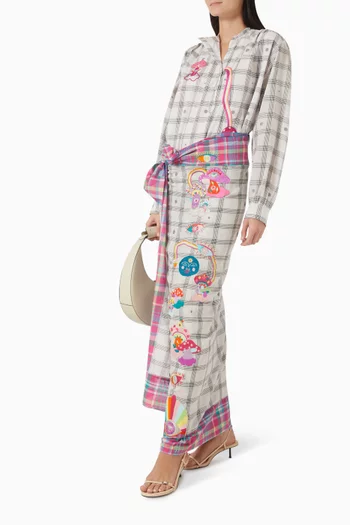 باريو مشروم مانيا بنمط تنورة قطن