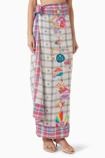 باريو مشروم مانيا بنمط تنورة قطن