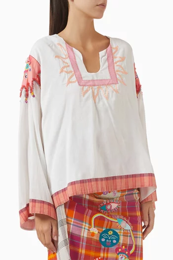 بلوزة سن لايت قطن