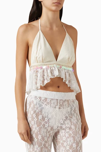 بلوزة ايريس نايلون مطاطي