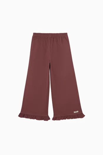 بنطال ايكلين بقصة ساق واسعة