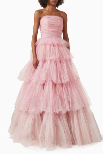 Adore Tiered Gown in Tulle