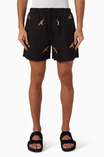 Columbus Shorts in Cotton & Silk