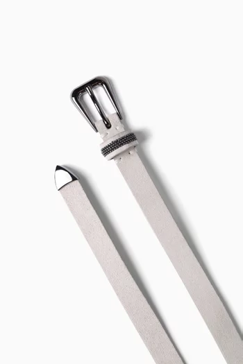 Monili Belt in Suede