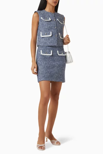 فستان ريتالبا قصير تويد