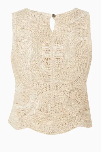 بلوزة كروشيه