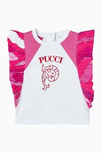 Ruffle Top in Cotton