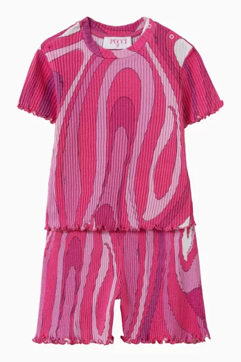 Print Top & Short Set