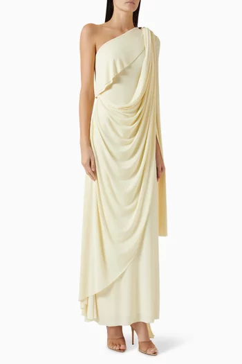Bollington Drape Dress in Jersey