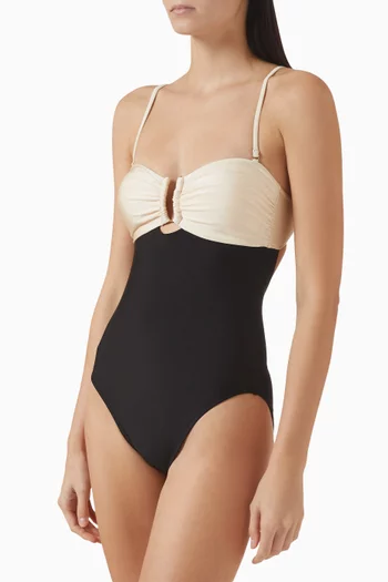 لباس سباحة إيميليا قطعة واحدة بتصميم باندو