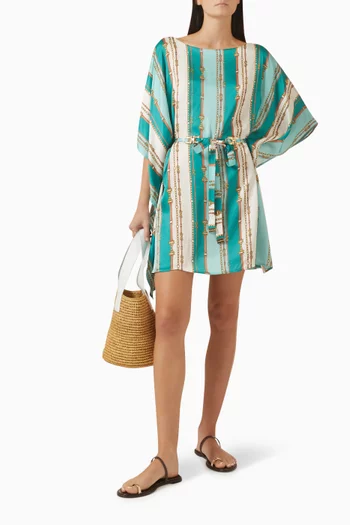 Alia Belted Cover-up Mini Dress