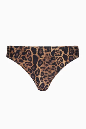 لباس سباحة نيكول قطعة واحدة بنقشة جلد الفهد