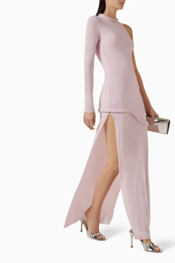 فستان كاندي طويل مزيج فيسكوز