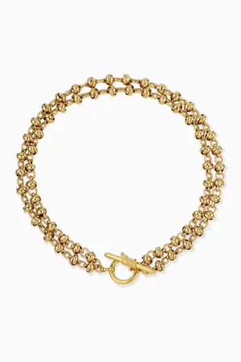 Atik Necklace in Gold-plated Metal