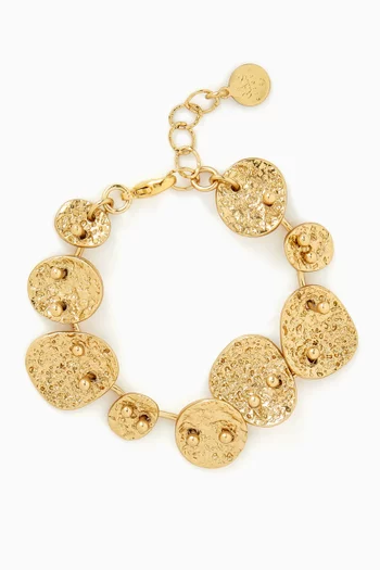 Eclipse Bracelet in Gold-plated Metal